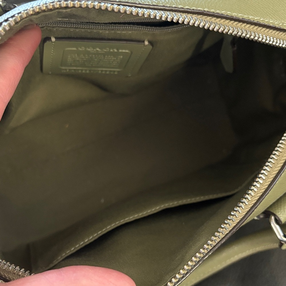 Coach Sage Green Leather Purse - Picture 6 of 6